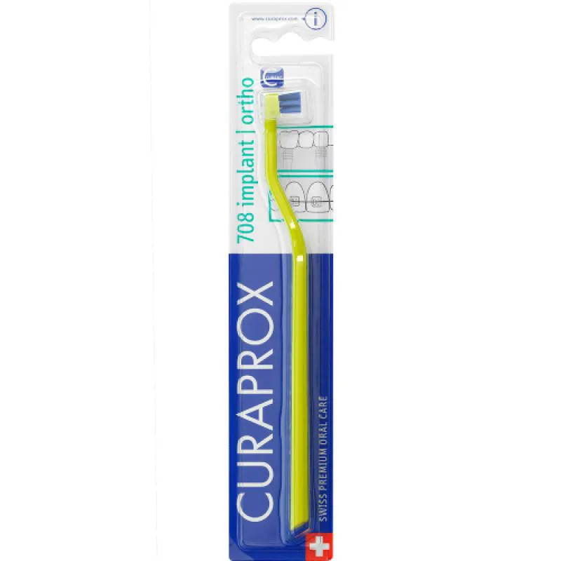 ESCOVA DE DENTE CS 708 IMPLANT AZUL/VERDE