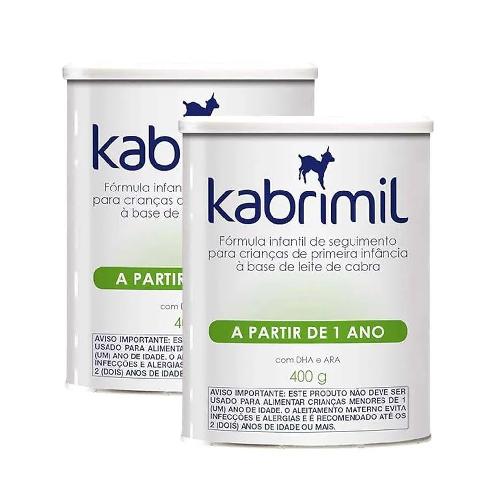 KIT 2 FóRMULAS INFANTIL KABRIMIL 400G