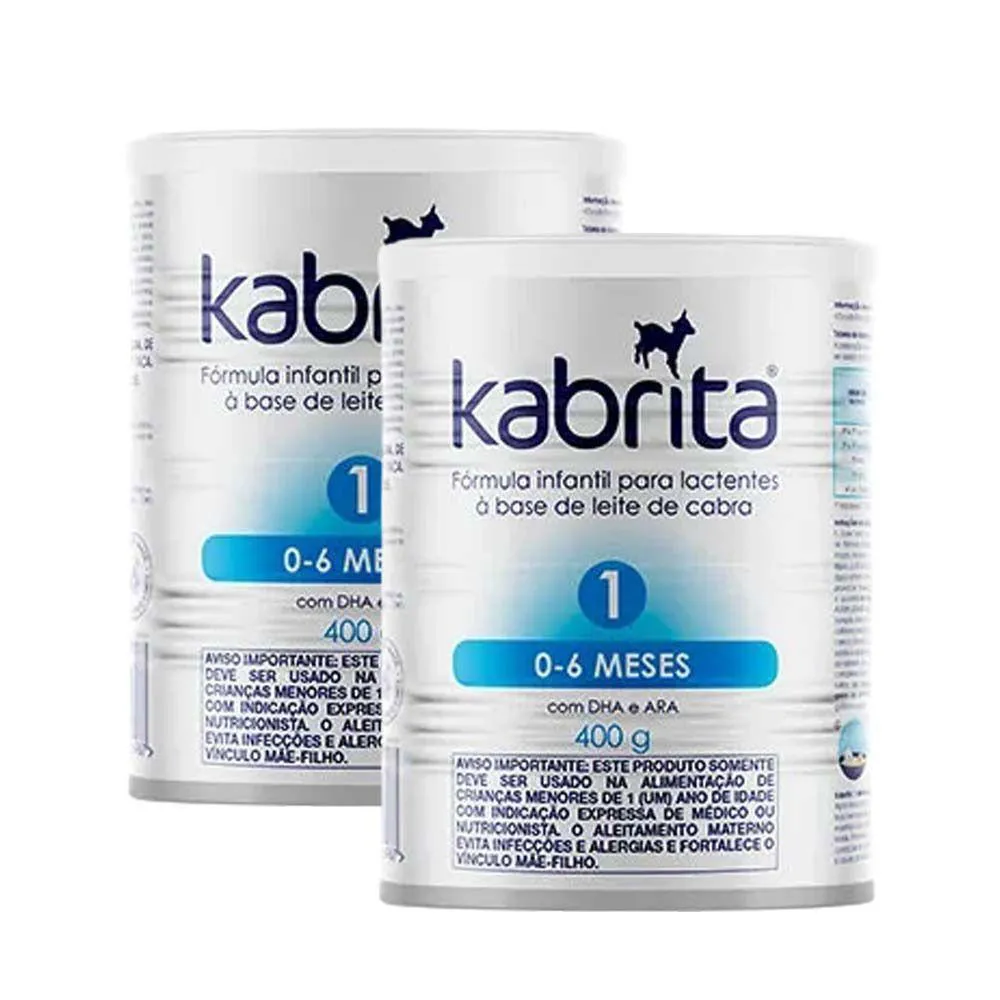 KIT 2 FóRMULAS INFANTIL KABRITA 1 400G
