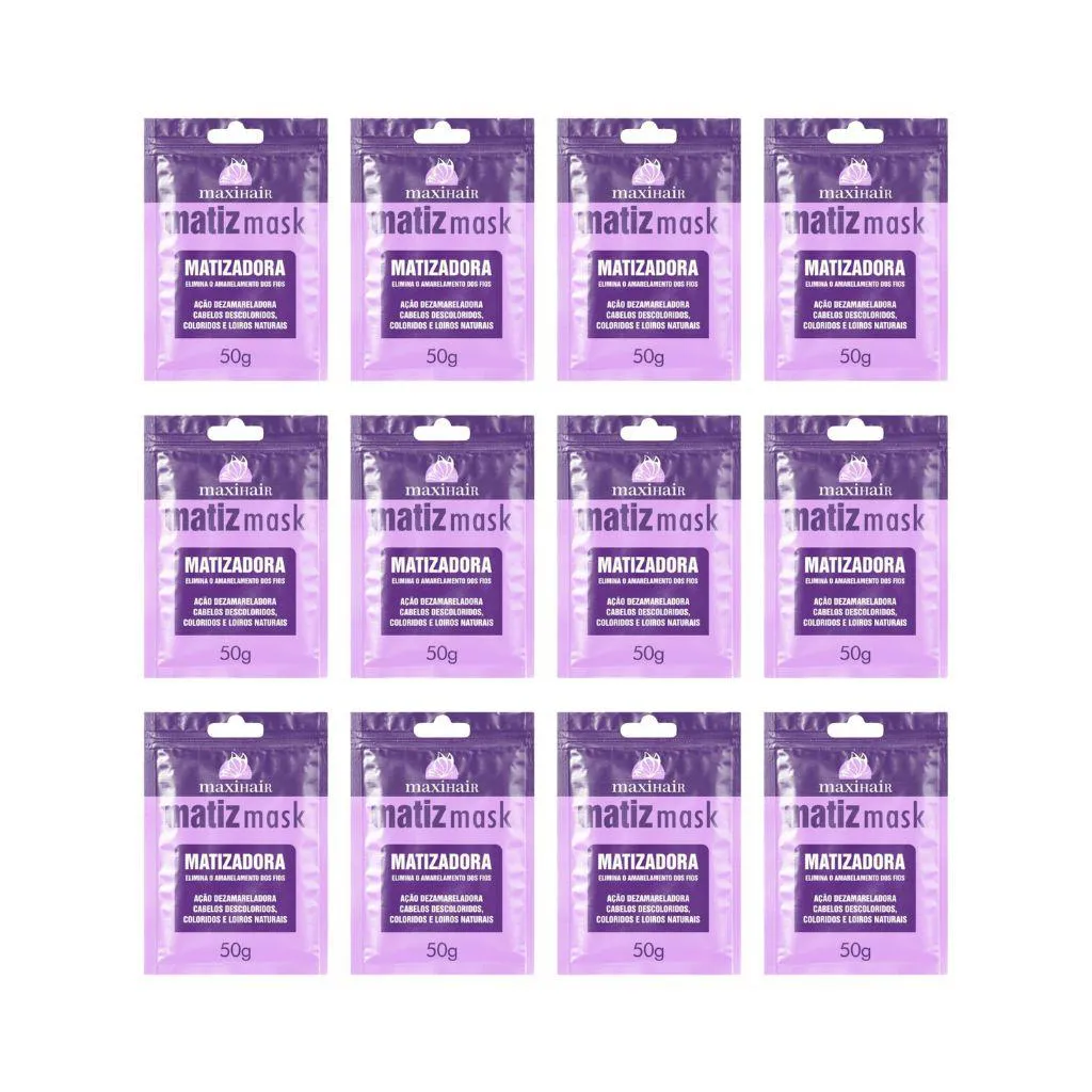 SACHE MAXIHAIR 50G MATIZADORA - KIT C/ 12UN