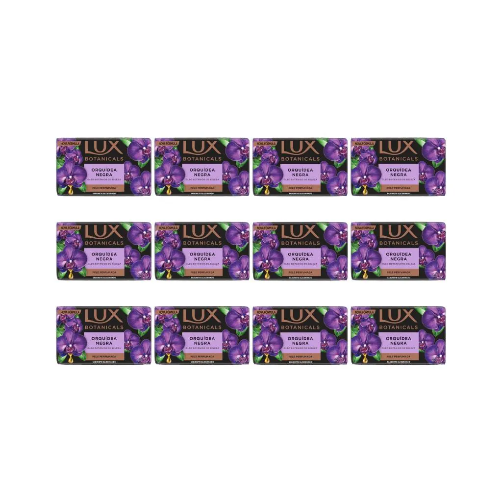 SABONETE LUX 85G ORQUIDEA NEGRA-KIT C/12UN