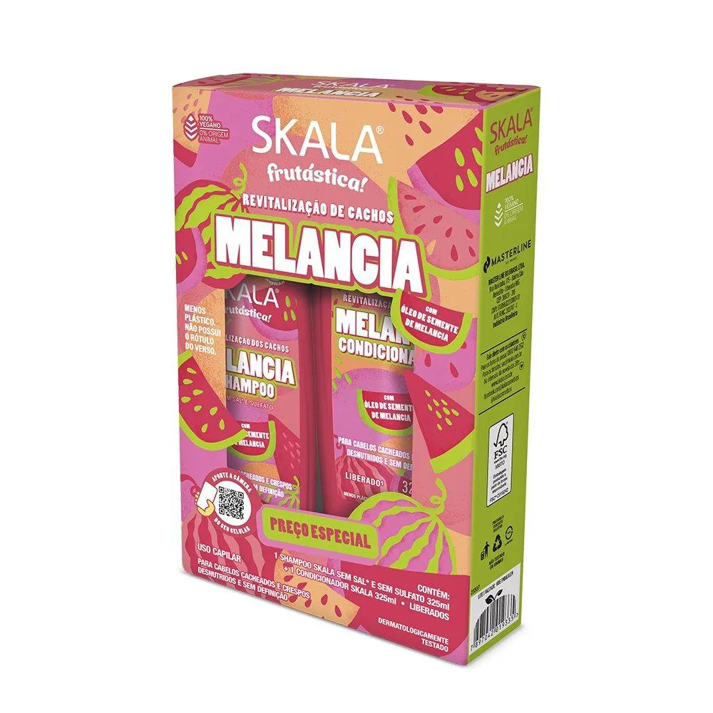 KIT SHAMPOO + CONDICIONADOR SKALA MELANCIA 325ML
