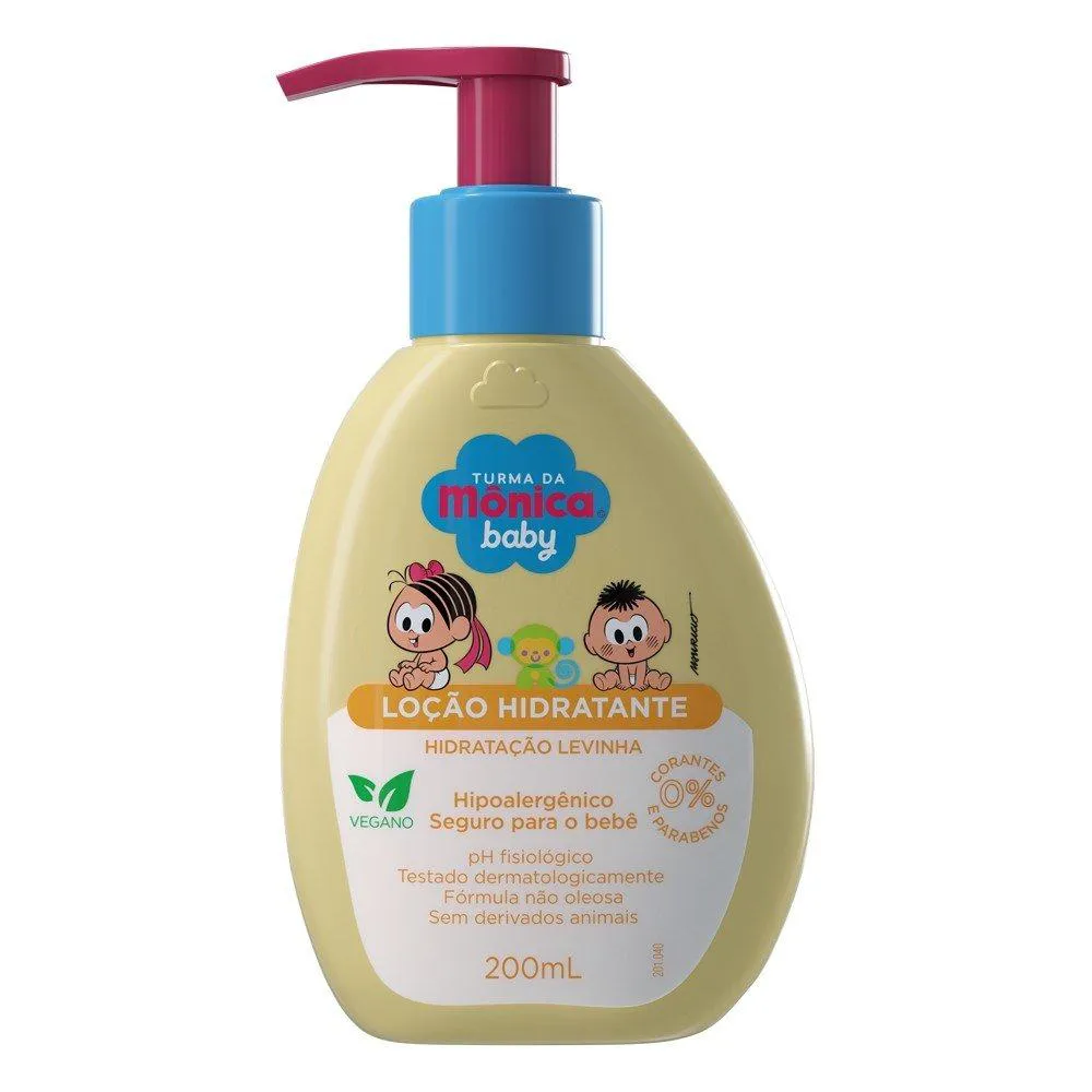 LOçãO HIDRATANTE TURMA DA MôNICA LEVINHA 200ML