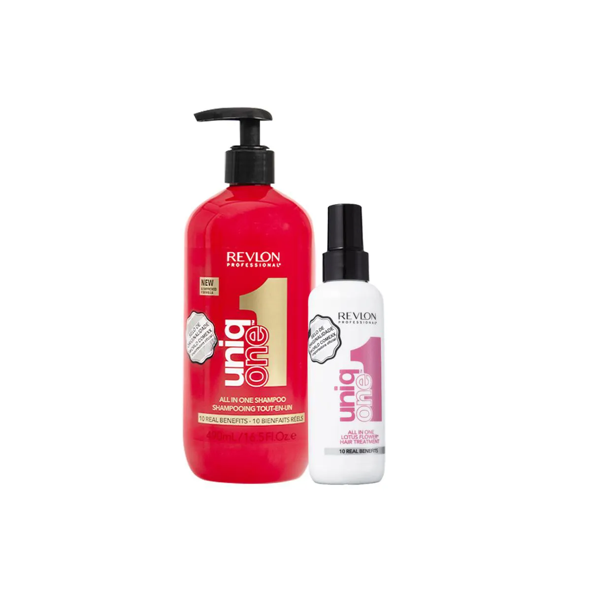 KIT REVLON PROFESSIONAL UNIQ ONE LOTUS FLOWER E ONE ALL IN ONE (2 PRODUTOS)