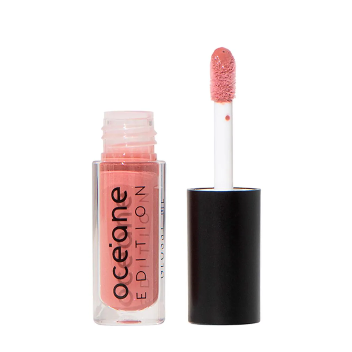 Mini Brilho Labial Glossy Me Shimmer Brown Nude 1g