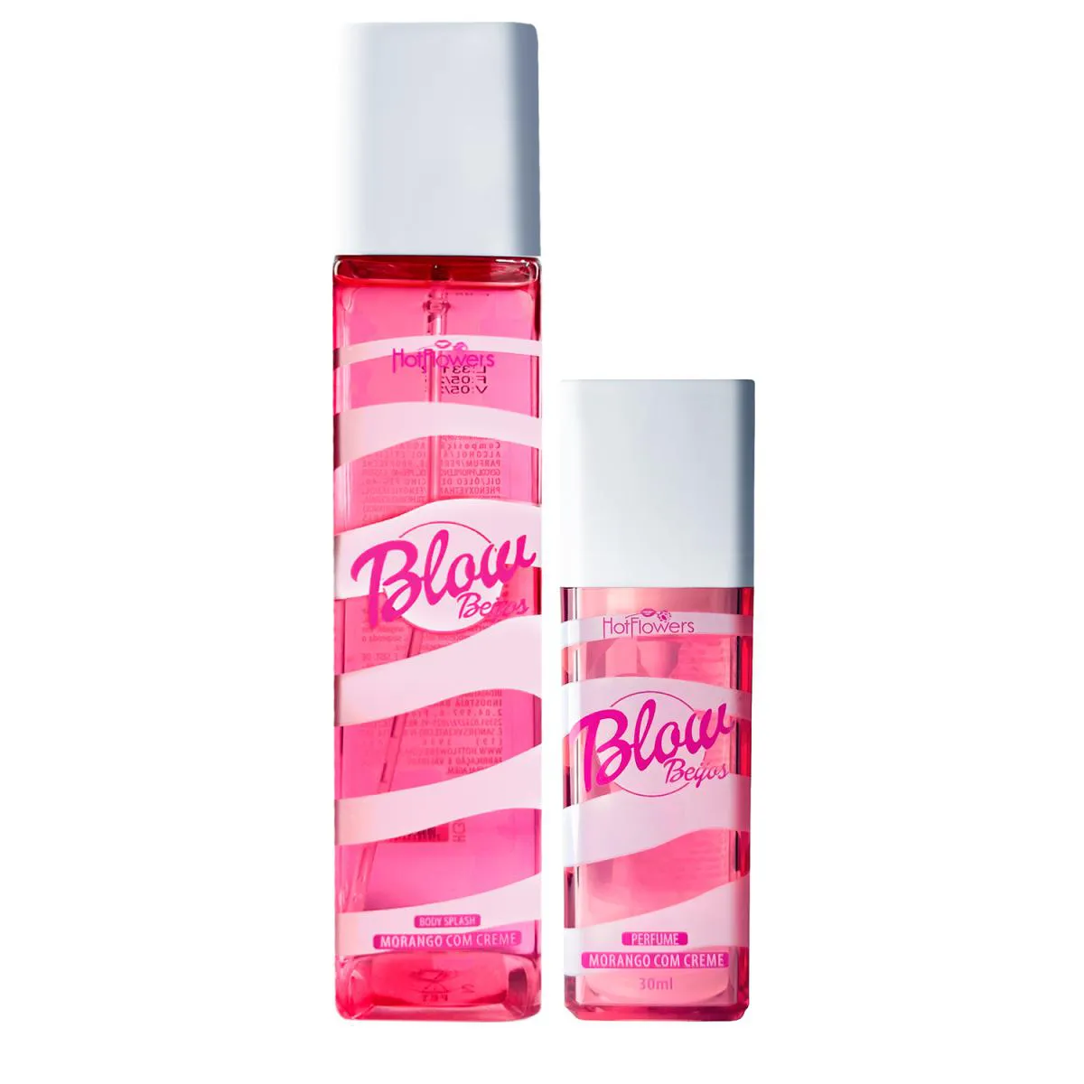 KIT BLOW GIRL PERFUME 30ML E BODY SPASH 180ML BLOW BEIJOS MORANGO COM CREME