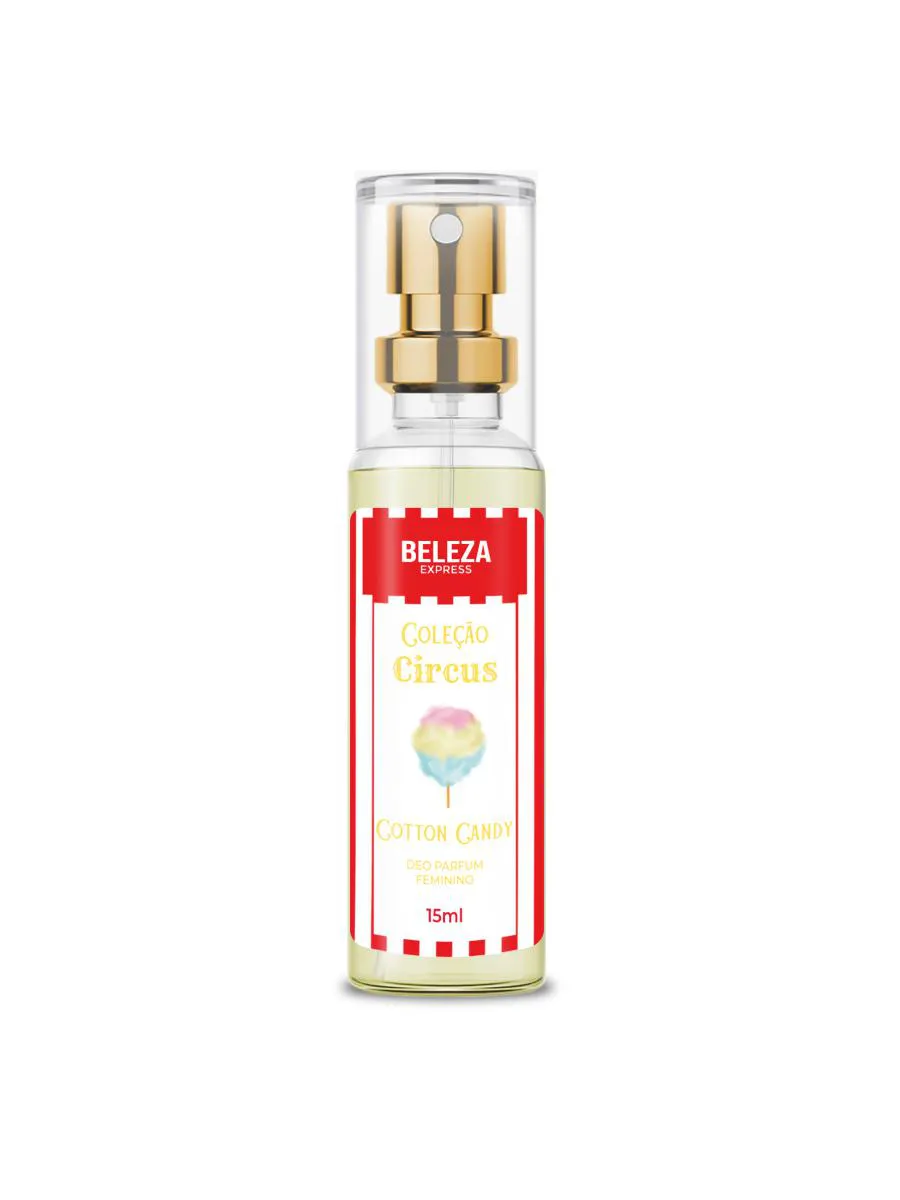 PERFUME COLEçãO CIRCUS COTTON CANDY 212 VIP SEXY INSPIRED 15ML