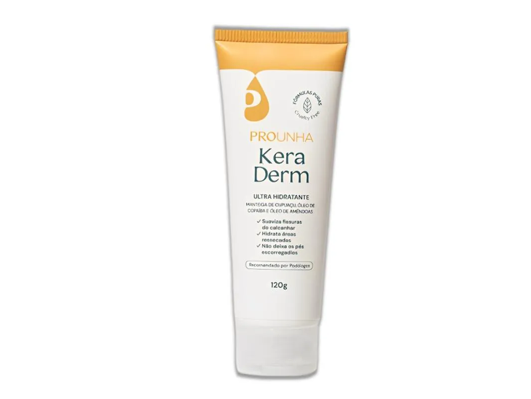 CREME HIDRATANTE PRO UNHA KERADERM 120G