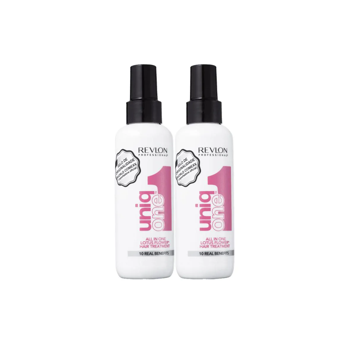 KIT REVLON PROFESSIONAL UNIQ ONE LOTUS FLOWER - LEAVE-IN 150ML (2 UNIDADES)