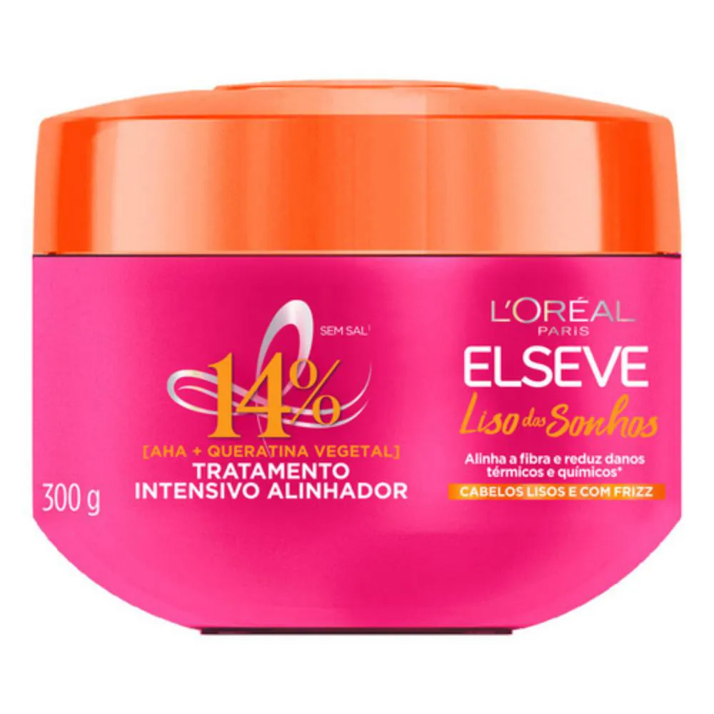 TRATAMENTO LORéAL PARIS ELSEVE LISO DOS SONHOS 300G