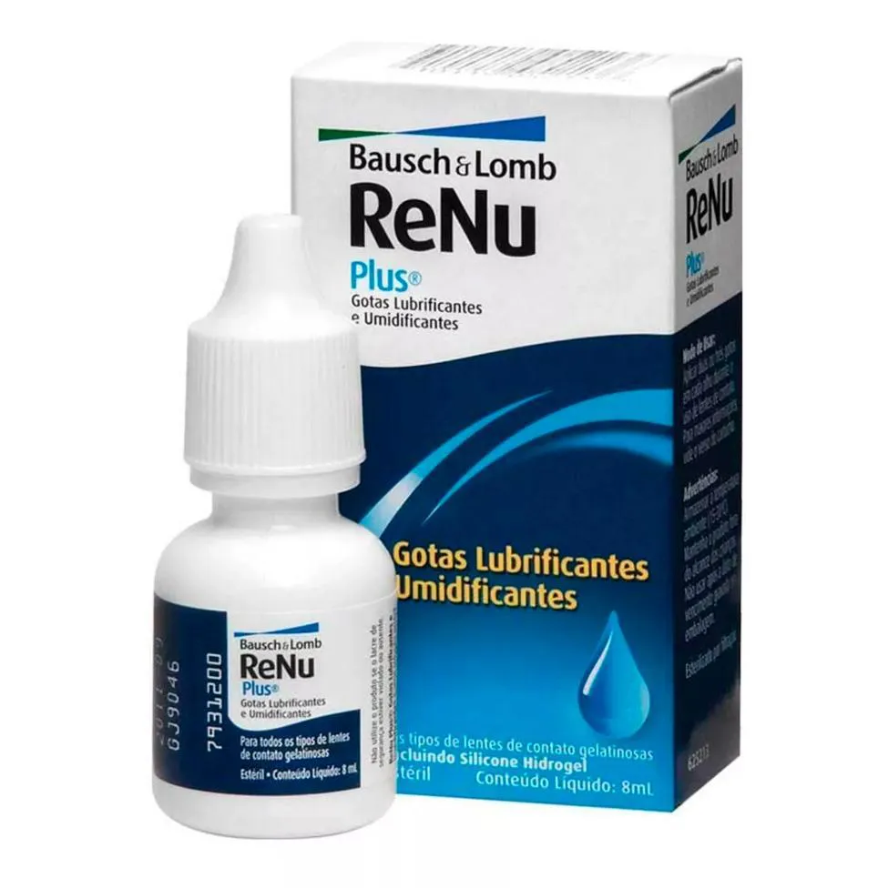 RENU PLUS GOTAS LUBRIFICANTE E UMIDIFICANTE - 8ML