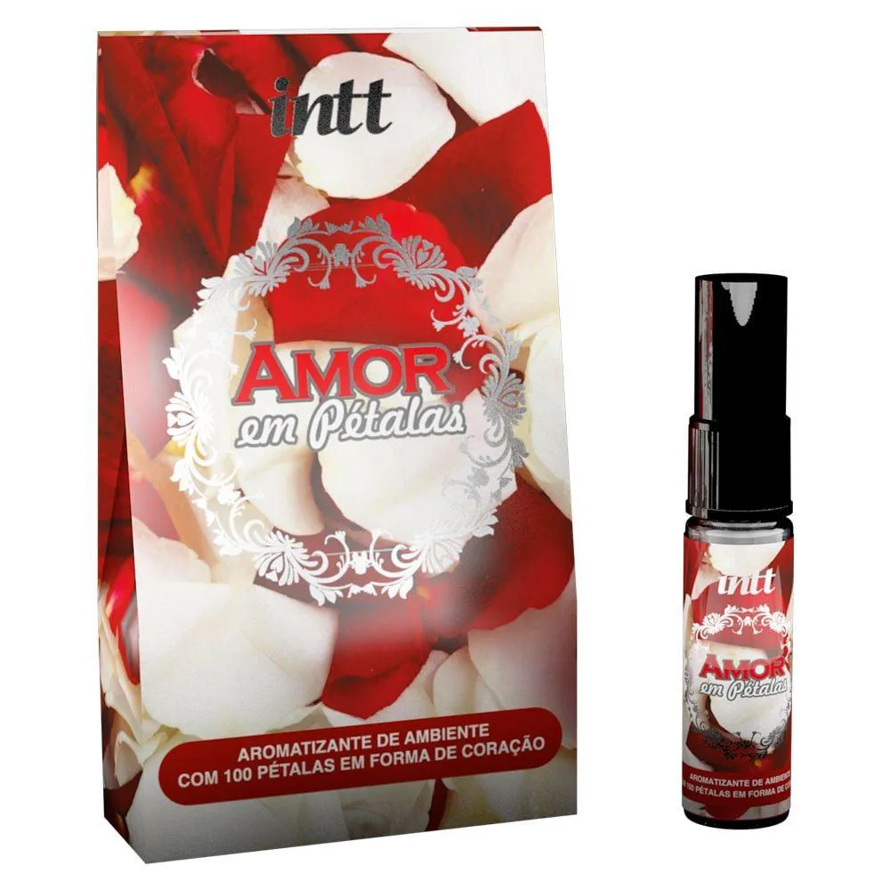 AROMATIZANTE DE AMBIENTE COM 100 PéTALAS AMOR EM PéTALAS - INTT COSMéTICOS