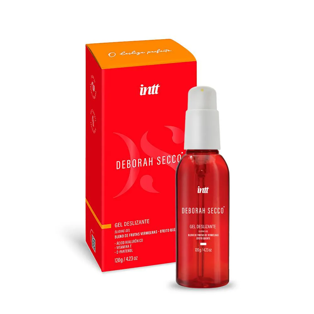 GEL LUBRIFICANTE DESLIZANTE EFEITO QUENTE - DEBORAH SECCO - INTT COSMéTICOS
