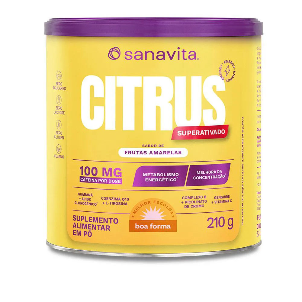 CITRUS SUPERATIVADO FRUTAS AMARELAS. 210G | 30 DOSES