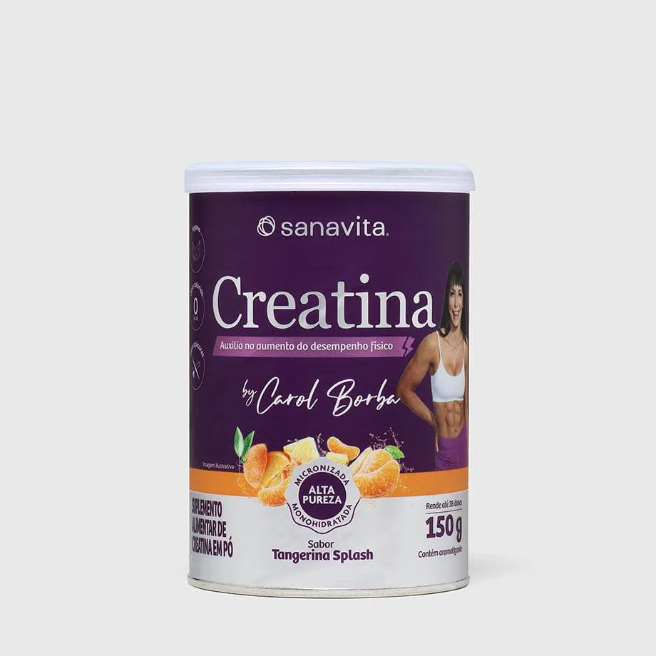 CREATINA CAROL BORBA TANGERINA SPLASH. 150G | 38 DOSES