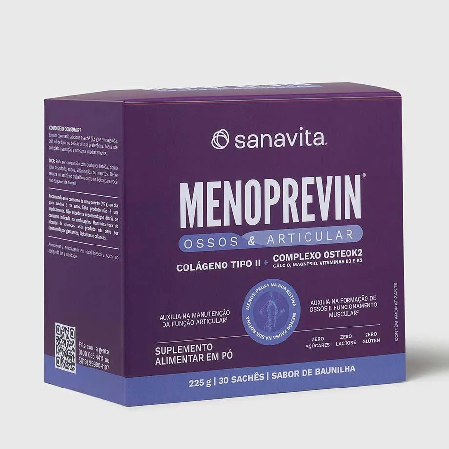 MENOPREVIN OSSOS &AMP; ARTICULAR 225G | 30 SACHêS