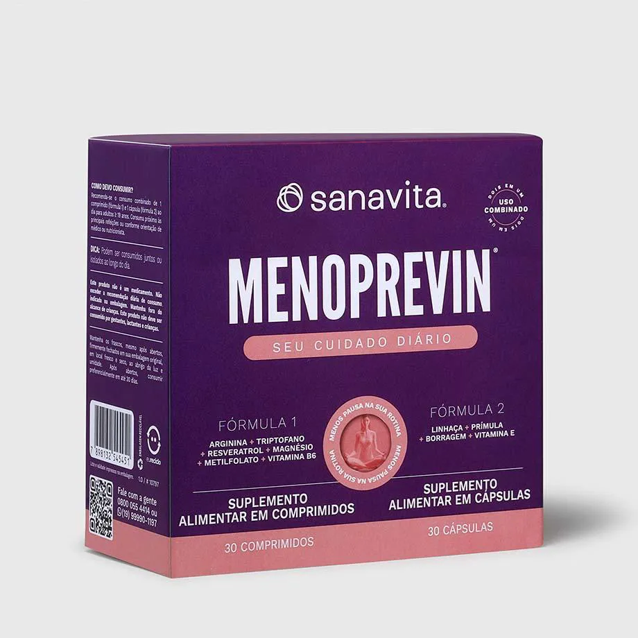 MENOPREVIN SEU CUIDADO DIáRIO DISPLAY 30 CáPSULAS + 30 COMPRIMIDOS