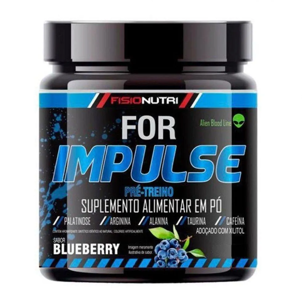 FOR IMPULSE PRé-TREINO (300G) - SABOR: BLUE BERRY