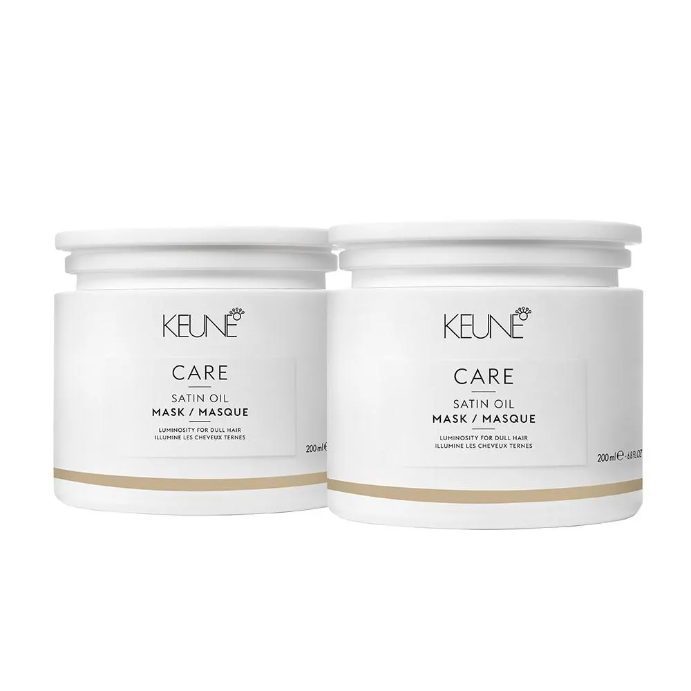 KIT KEUNE CARE SATIN OIL - MáSCARA INTENSIVA 200ML (2 UNIDADES)