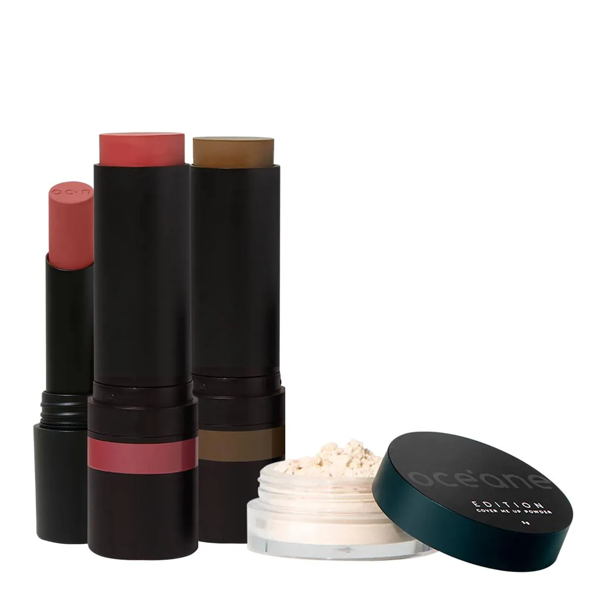 KIT OCéANE EDITION BATOM CONTORNO MéDIO E Pó TRANSLúCIDO (4 PRODUTOS)