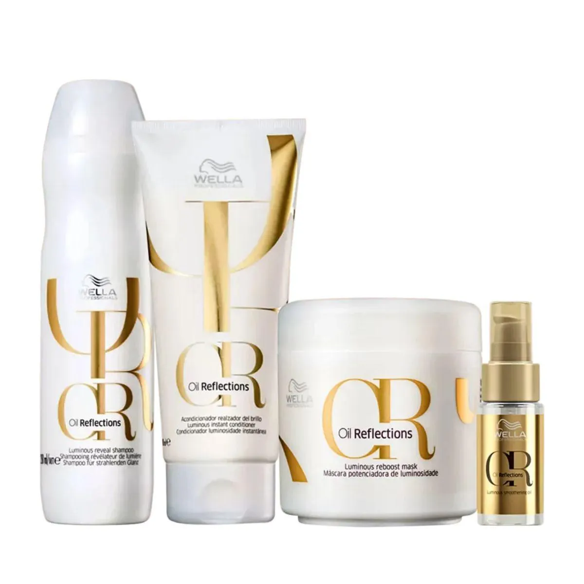 KIT WELLA PROFESSIONALS OIL REFLECTIONS LUMINOUS (4 PRODUTOS)