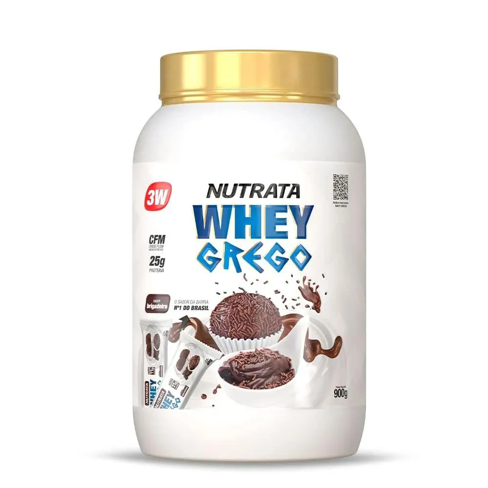 WHEY GREGO 3W - SABOR BRIGADEIRO - 900G - NUTRATA
