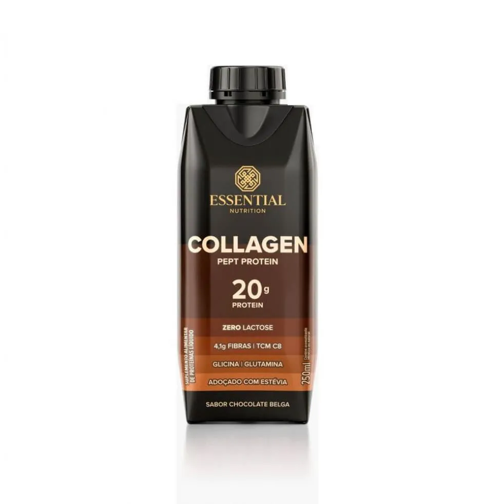 COLLAGEN PEPT PROTEIN (250ML) - SABOR: CHOCOLATE BELGA