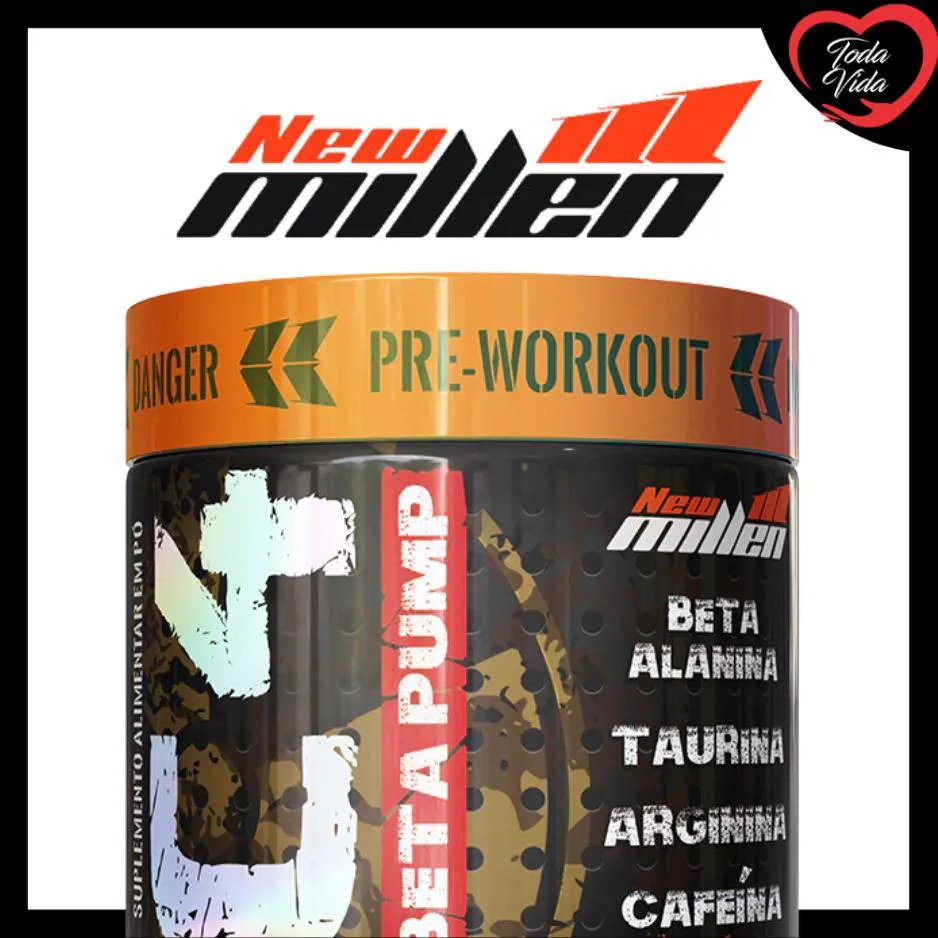 C4 BETA PUMP 225G - PRE TREINO - NEW MILLEN - TANGERINA