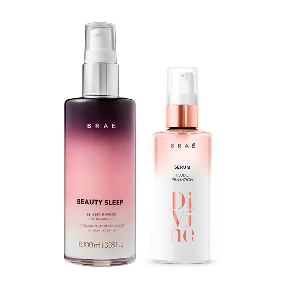 KIT BRAé BEAUTY SLEEP 100ML + DIVINE SéRUM PLUME SENSATION 60ML