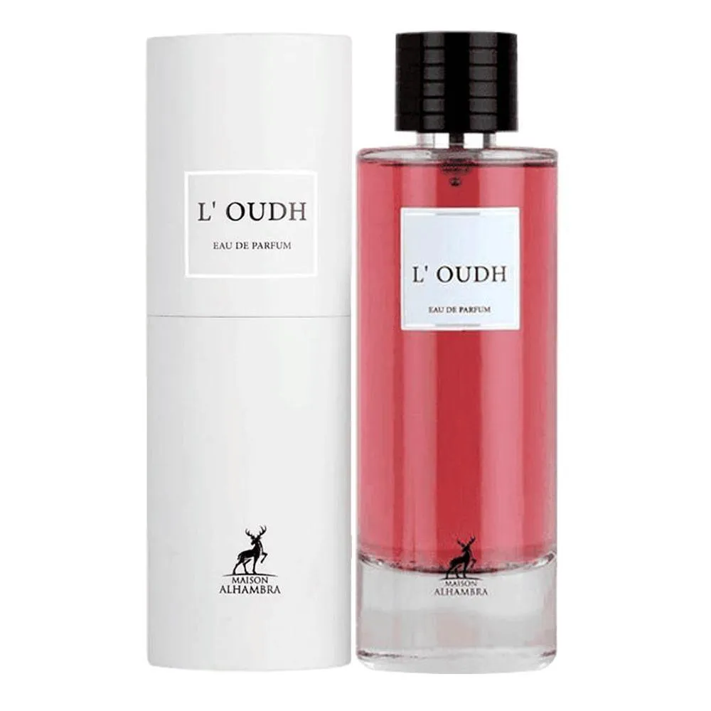 MAISON ALHAMBRA L&#039OUDH EAU DE PARFUM - PERFUME UNISEX 100ML