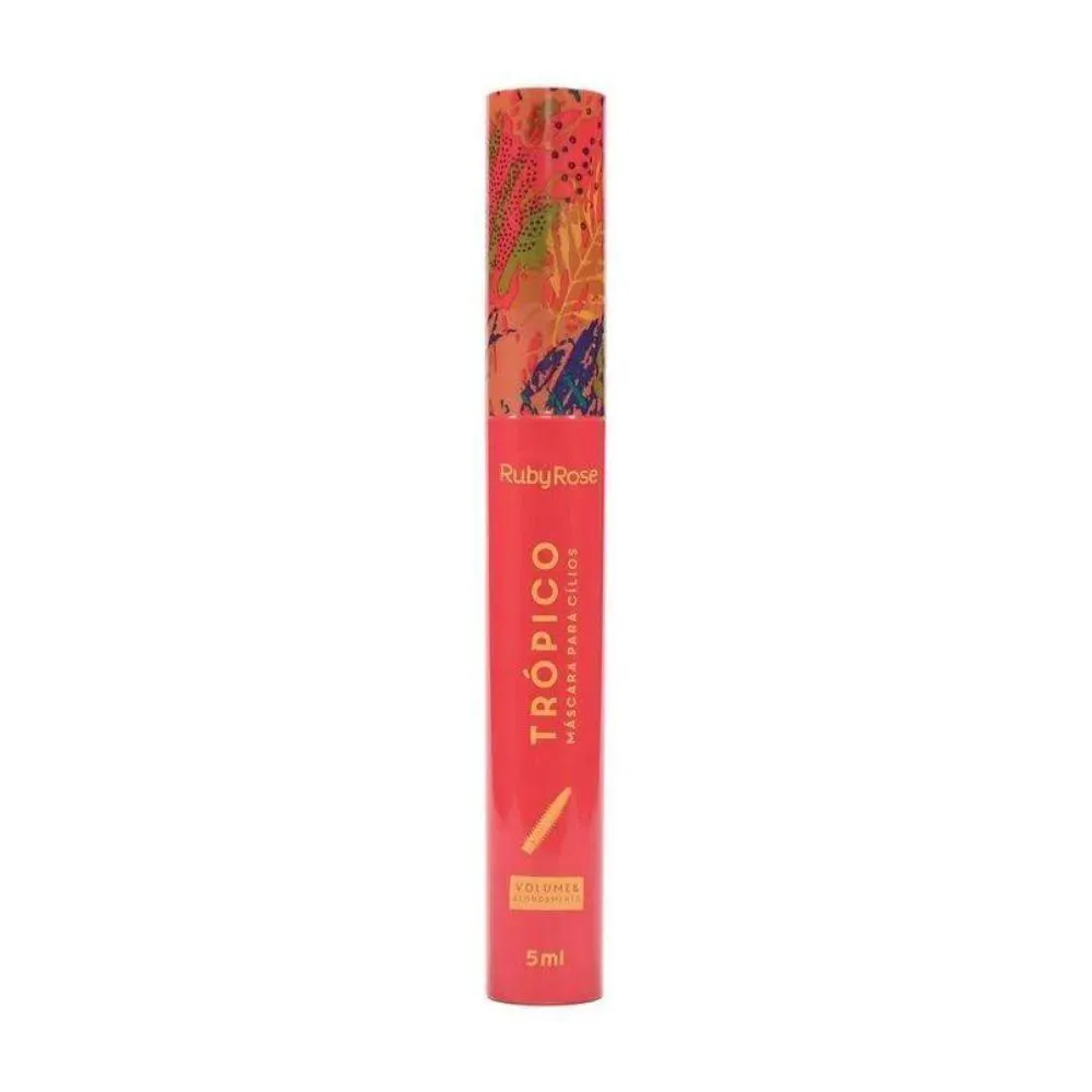 RUBY ROSE TRóPICO MáSCARA DE CíLIOS 4ML VOLUME E ALONGAMENTO HB502