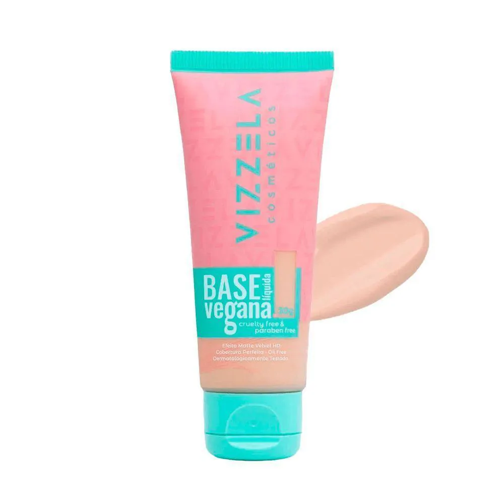 VIZZELA COSMéTICOS - BASE LíQUIDA VEGANA 30G 04