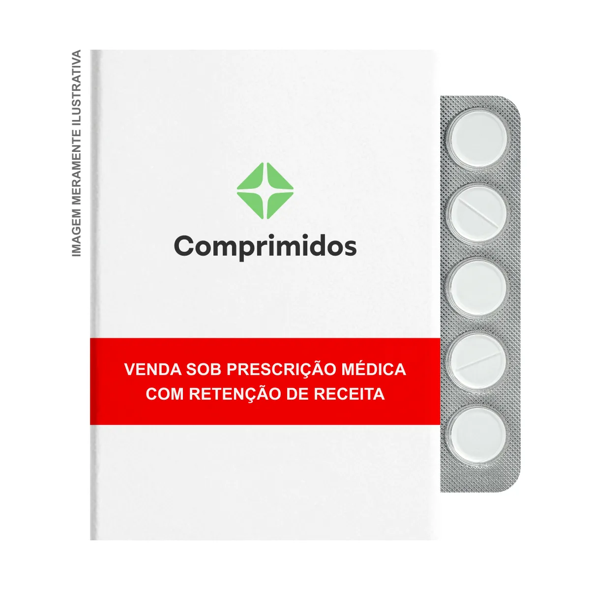 Inseris XR Cloridrato de Trazodona 300mg 10 Comprimidos Revestidos