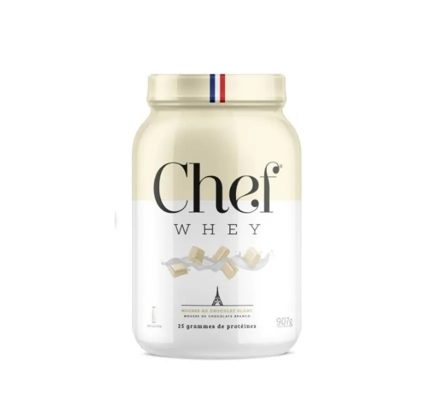 CHEF WHEY (907G) - MOUSSE DE CHOCOLATE BRANCO