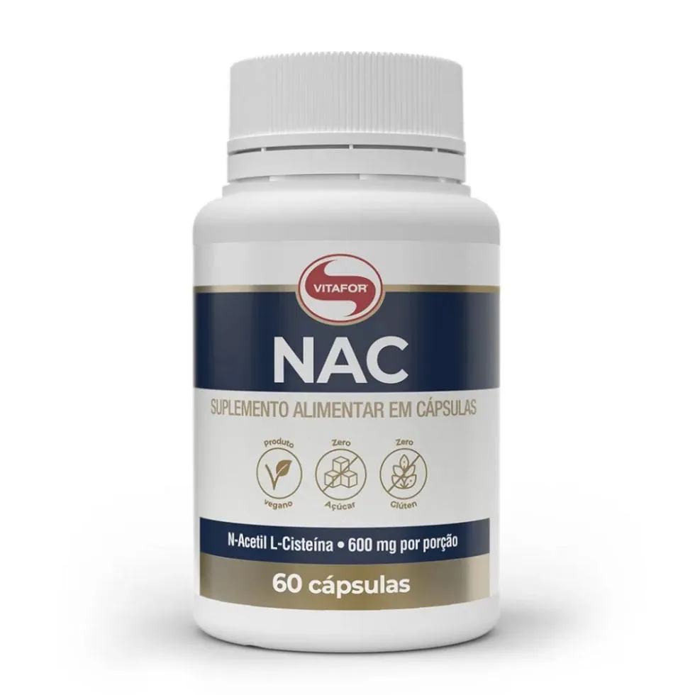 NAC N-ACETIL L-CISTEíNA 600MG (60 CAPS) - VITAFOR
