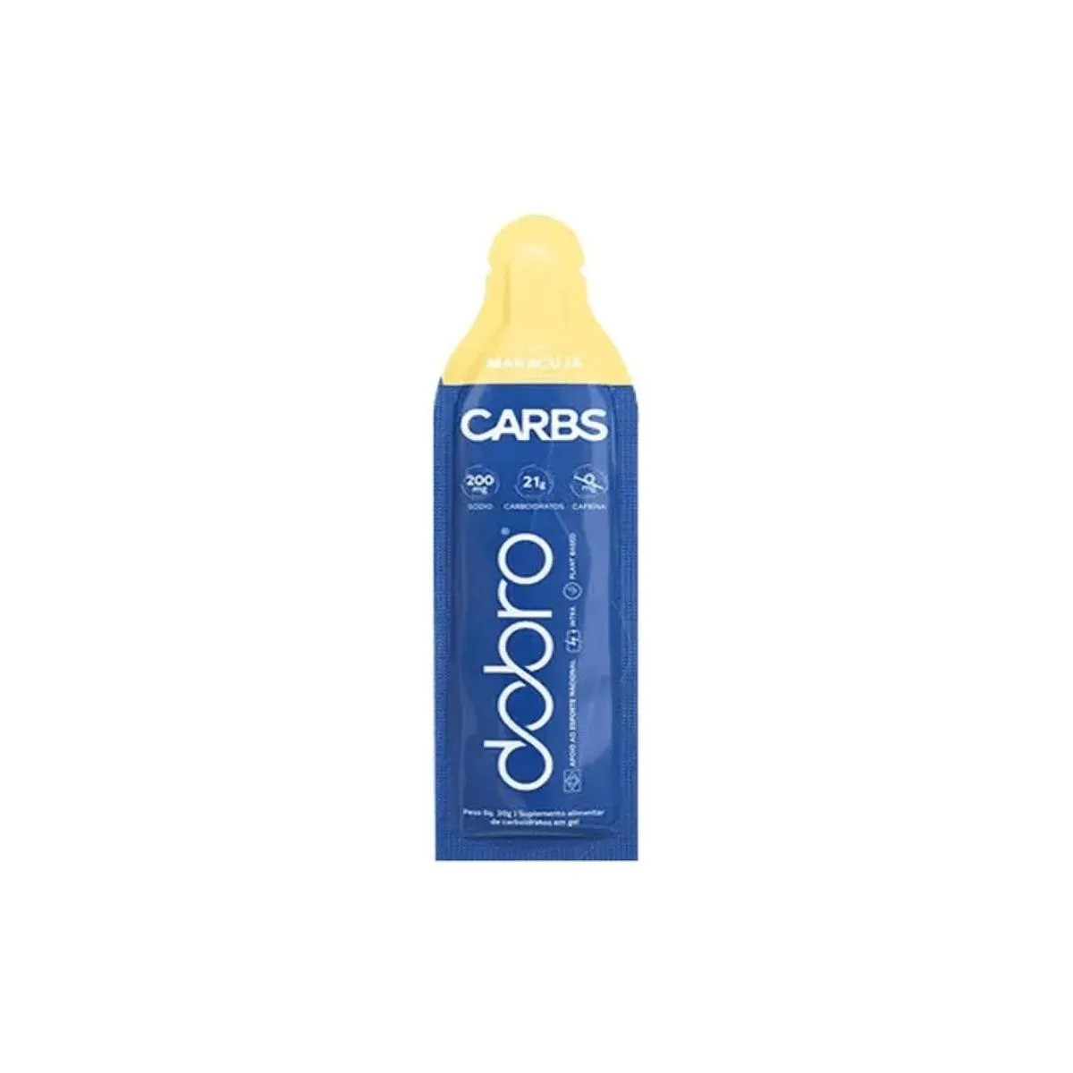 CARBS GEL SEM CAFEíNA 1 SACHê 30G DOBRO Maracujá