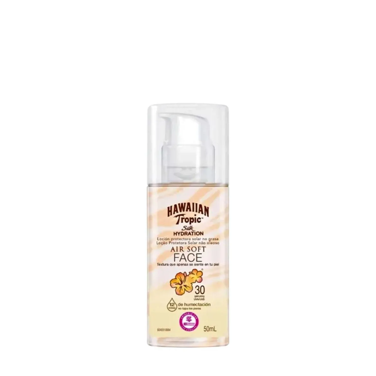 HAWAIIAN AIR SOFT FACE FPS30 - LOÇÃO PRETETOR SOLAR 50ML