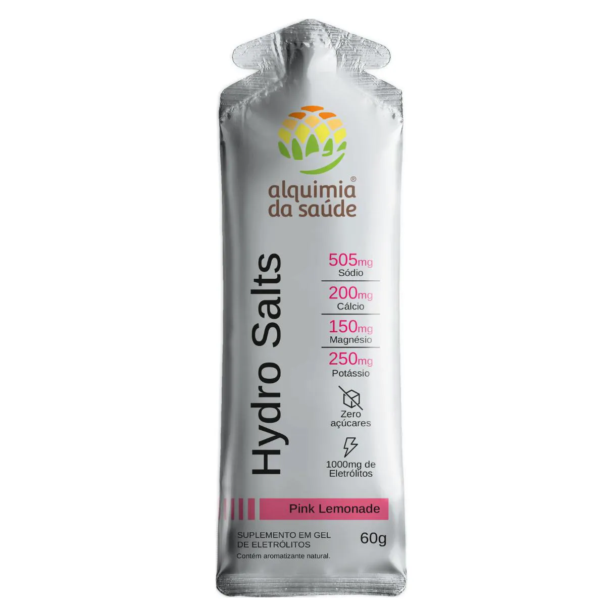HYDRO SALTS ALQUIMIA DA SAúDE PINK LEMONADE 10 UNIDADES 60G