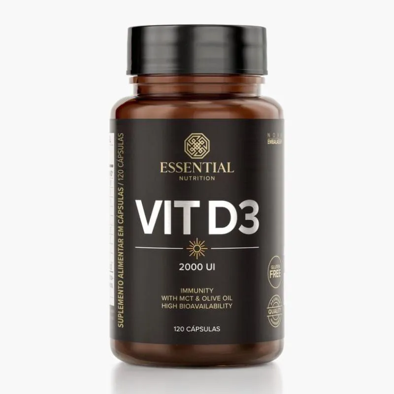 VIT D3 2000 UI ESSENTIAL NUTRITION 120CAPS