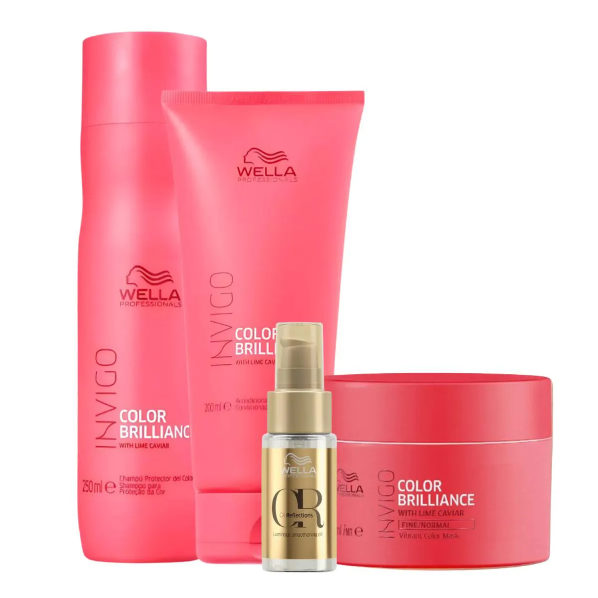 WELLA INVIGO COLOR BRILLIANCE KIT HOME CARE + OIL 30ML