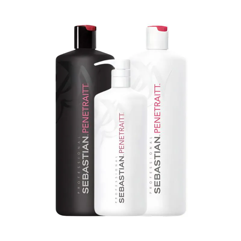 WELLA SEBASTIAN PENETRAITT KIT PROFISSIONAL 3 PRODUTOS