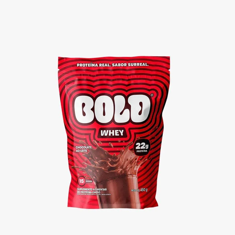 BOLD WHEY REFIL (450G) - SABOR: CHOCOLATE AO LEITE