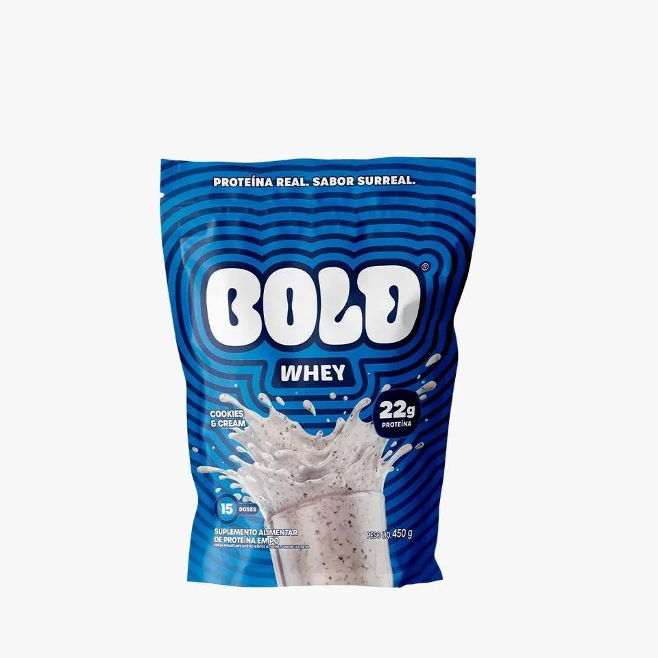 BOLD WHEY REFIL (450G) - SABOR: COOKIES E CREAM