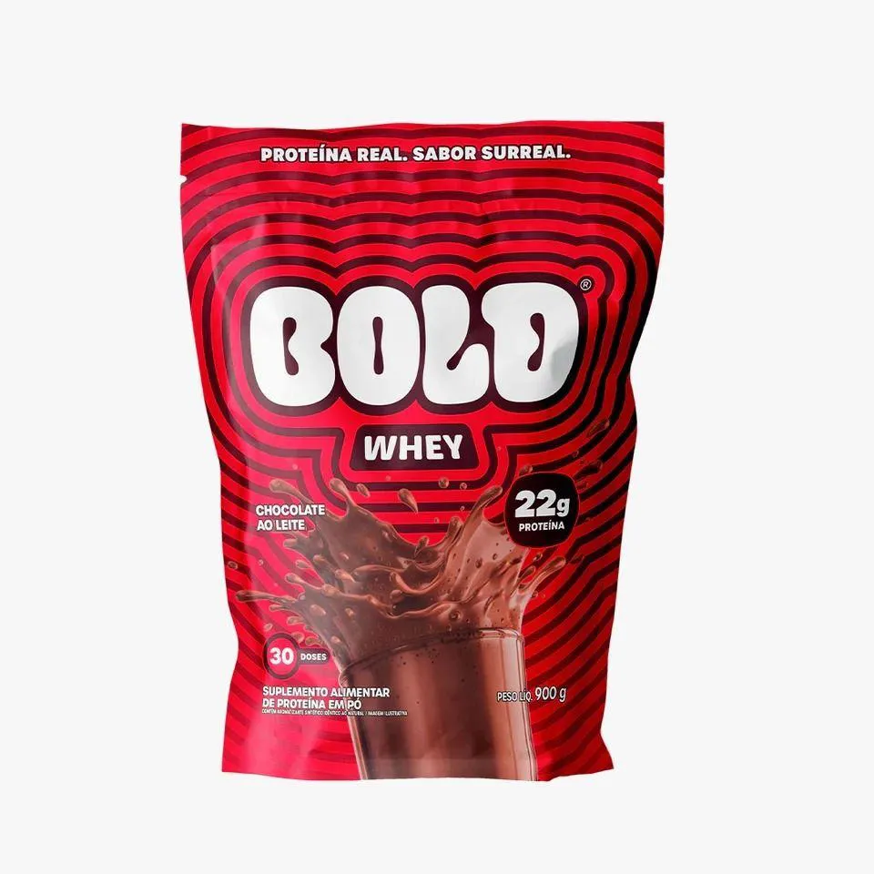 BOLD WHEY REFIL (900G) - SABOR: CHOCOLATE AO LEITE