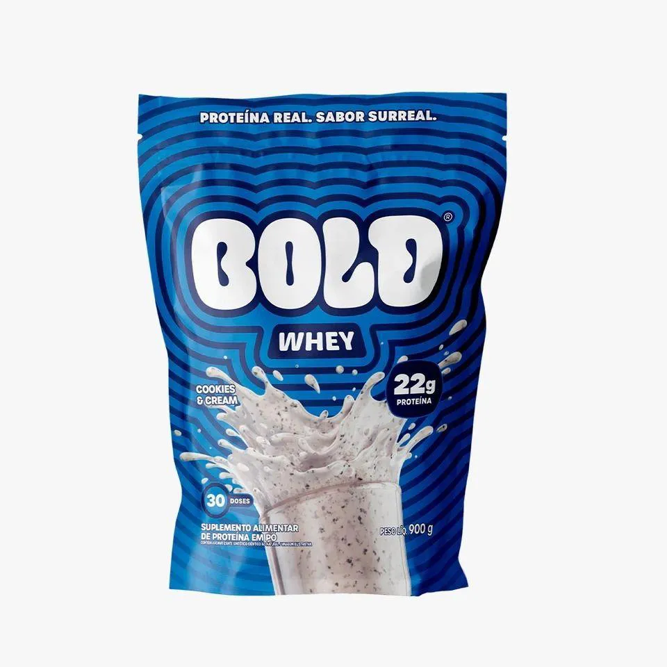 BOLD WHEY REFIL (900G) - SABOR: COOKIES E CREAM