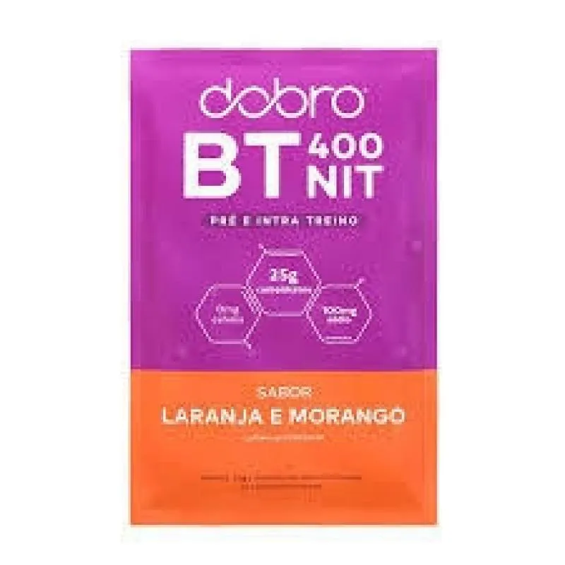 BT NITRATO SACHE DOBRO (SACHê 30G) - SABOR: LARANJA E MORANGO