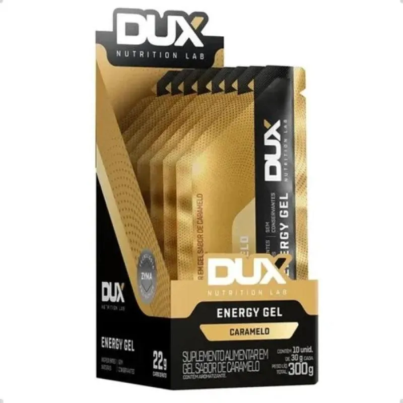 ENERGY GEL DISPLAY (10 UNID 30G) - SABOR: CARAMELO COM CAFEíNA