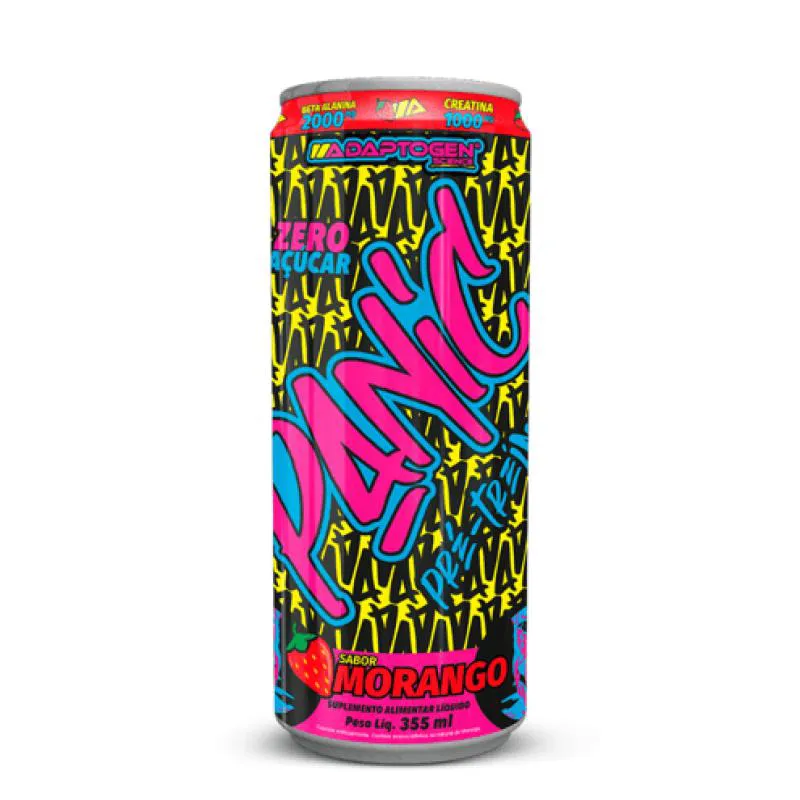 PANIC ENERGY (355 ML) - SABOR: MORANGO