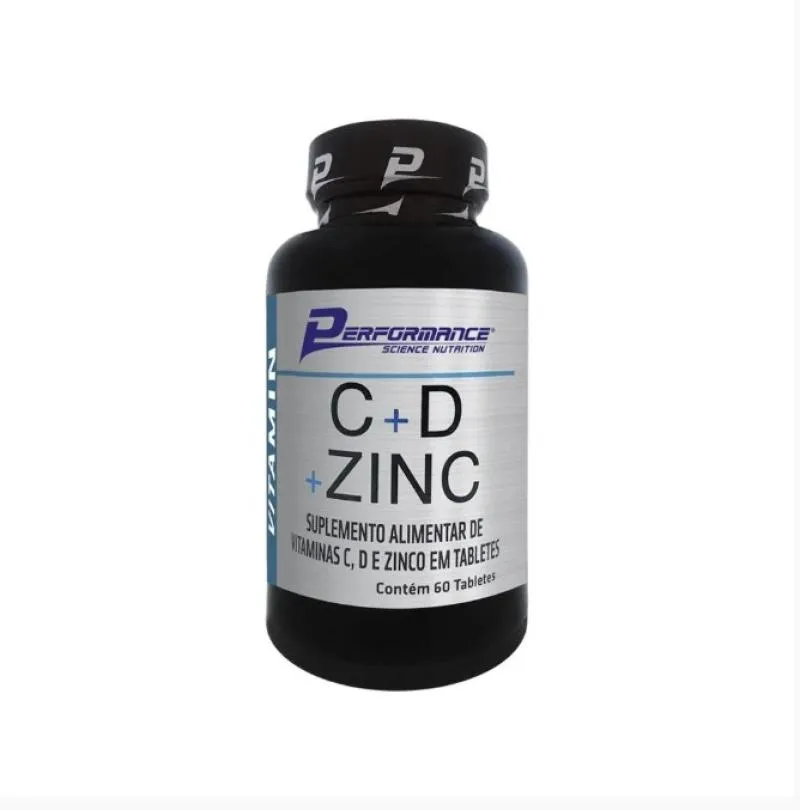 VITAMINA C 1000 + D3 2000UI + ZINC 29MG (60 TABS) - PADRãO: ÚNICO