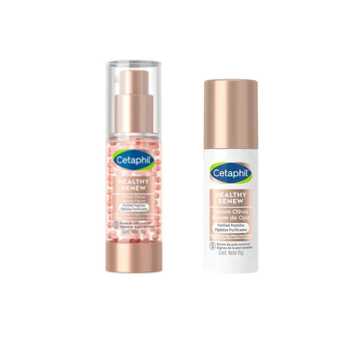 Kit Anti-idade Cetaphil Healthy Renew Sérum Facial 30g + Sérum para Olhos 15g